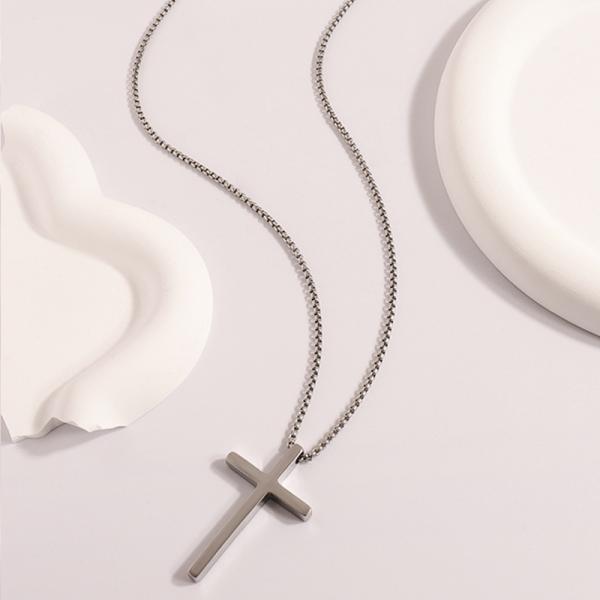 A Man's Cross - Silver