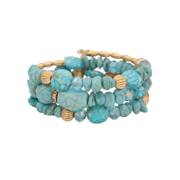 Boho Coil - Turquoise 