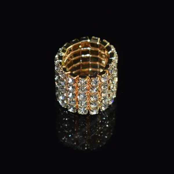 Rows Of Gold - Rhinestones