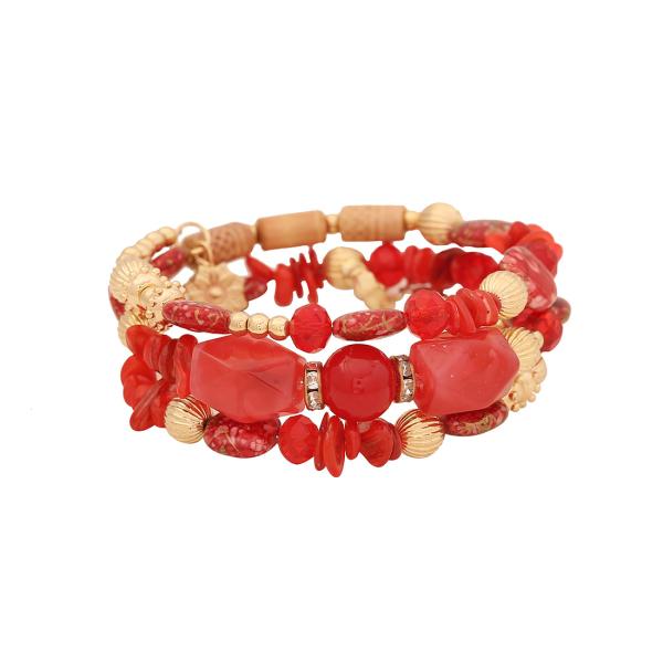 Boho Coil - Red