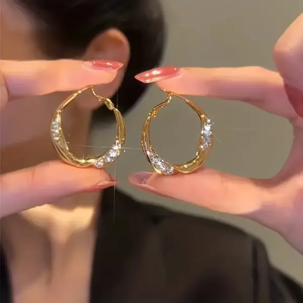 Love Me Some Hoops - Rhinestone
