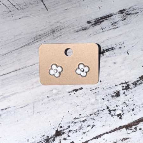 Sparkle Clover - White