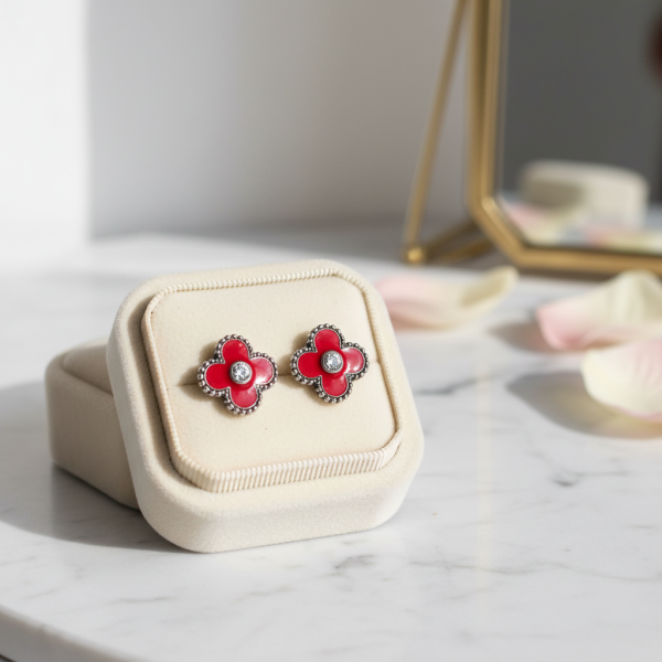 Sparkle Clover - Red