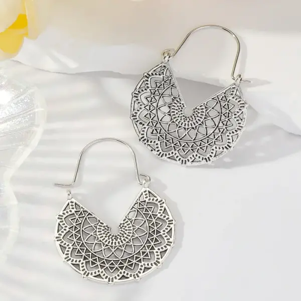 Hollow Hoop - Silver