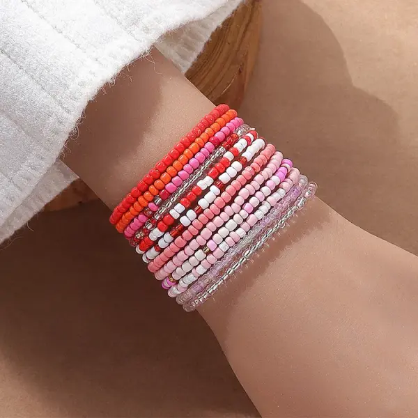 Beaded Beauty - Rose Red