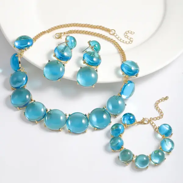 Marble Glow - Blue