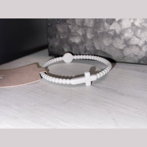 Small Cross - White