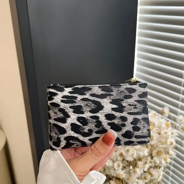 Zip Bag - Black Cheetah