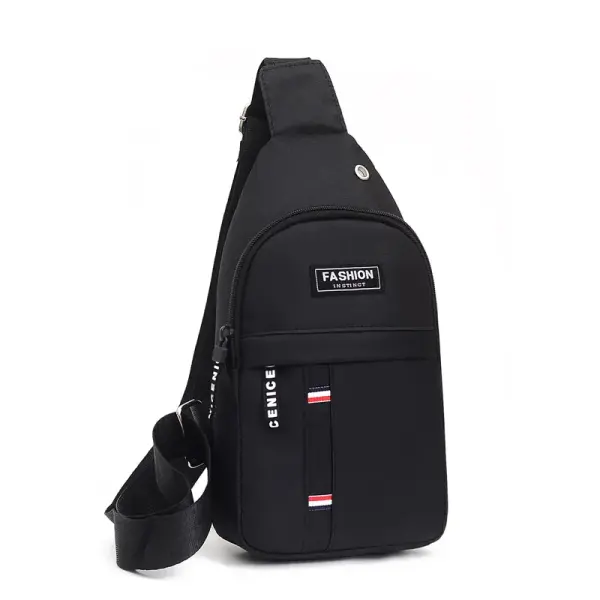 Canvas Crossbody - Black