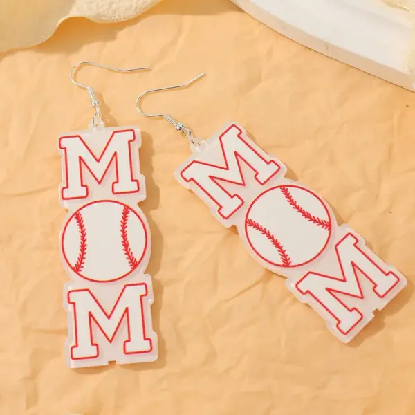 Baseball Mom - White
