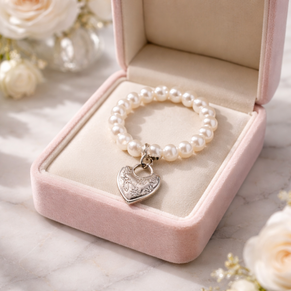 Solid Heart - Pearls