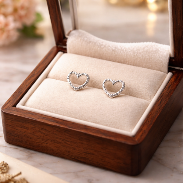 Hollow Hearts - Silver