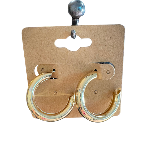 Hollow Hoops - Gold