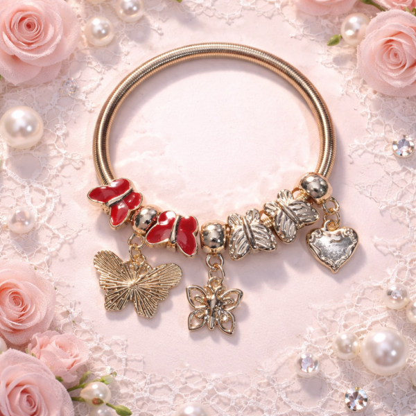 Flutter Fly - Red Gold