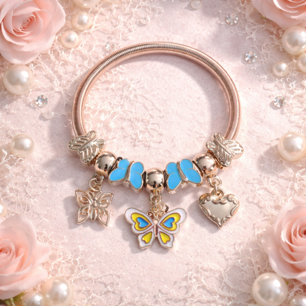 Flutter Fly - Blue Gold