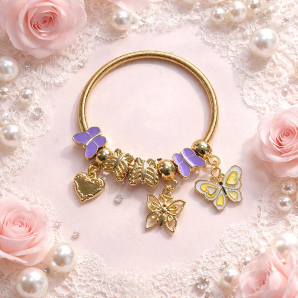 Flutter Fly - Purple Gold