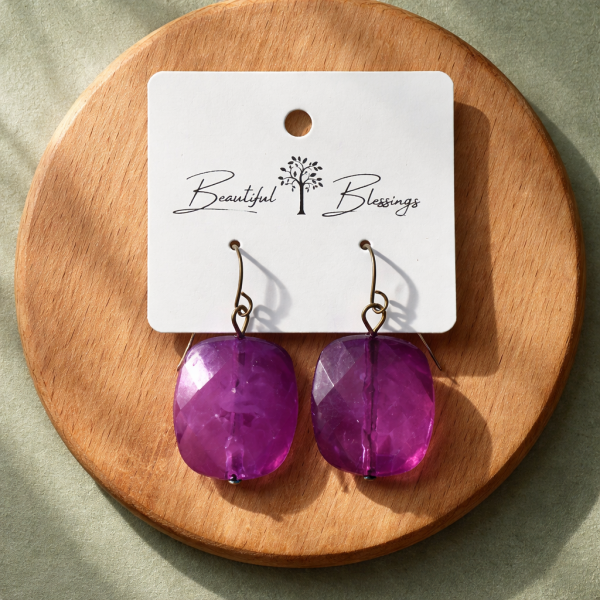 Peeking Through - Purple 