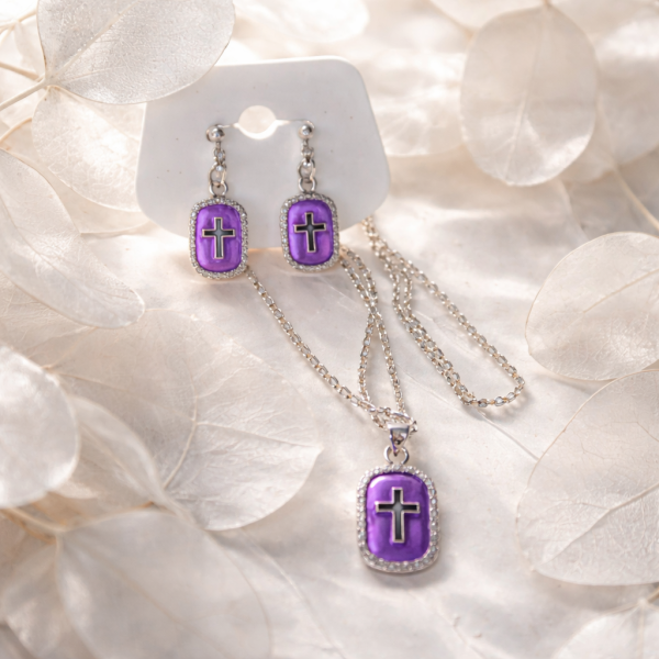 Sunday Blessings - Silver Purple