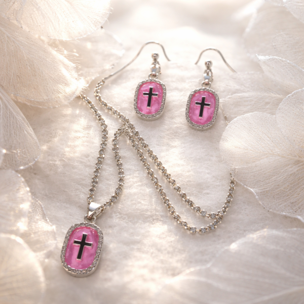 Sunday Blessings - Silver Pink