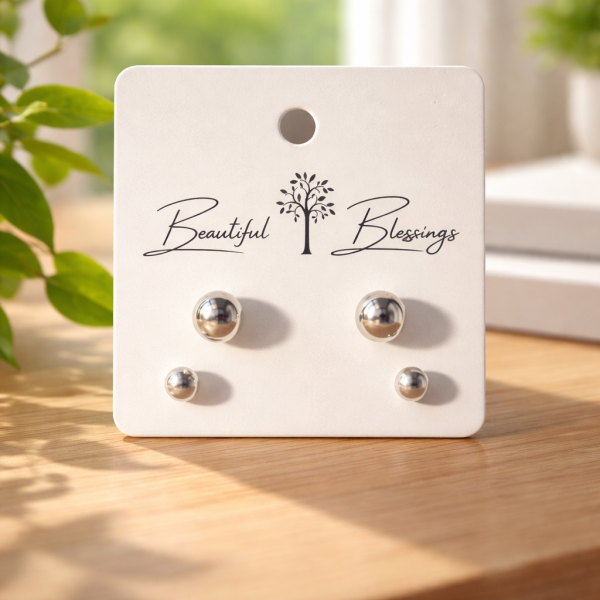 Pearls & Studs - Silver